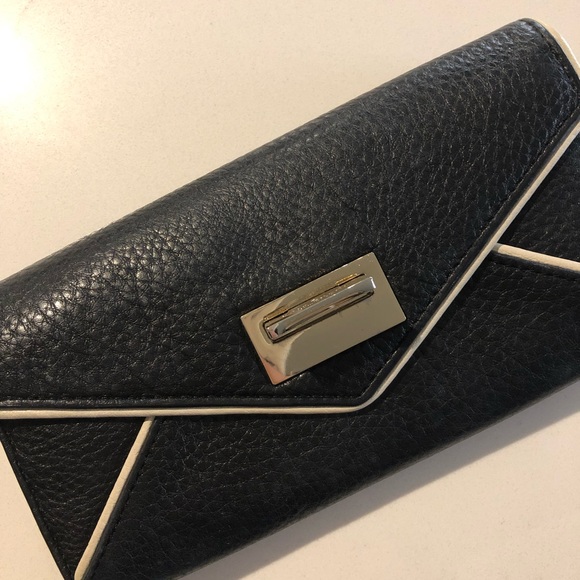 Authentic Kate Spade Black Leather Envelop… - Picture 3 of 5